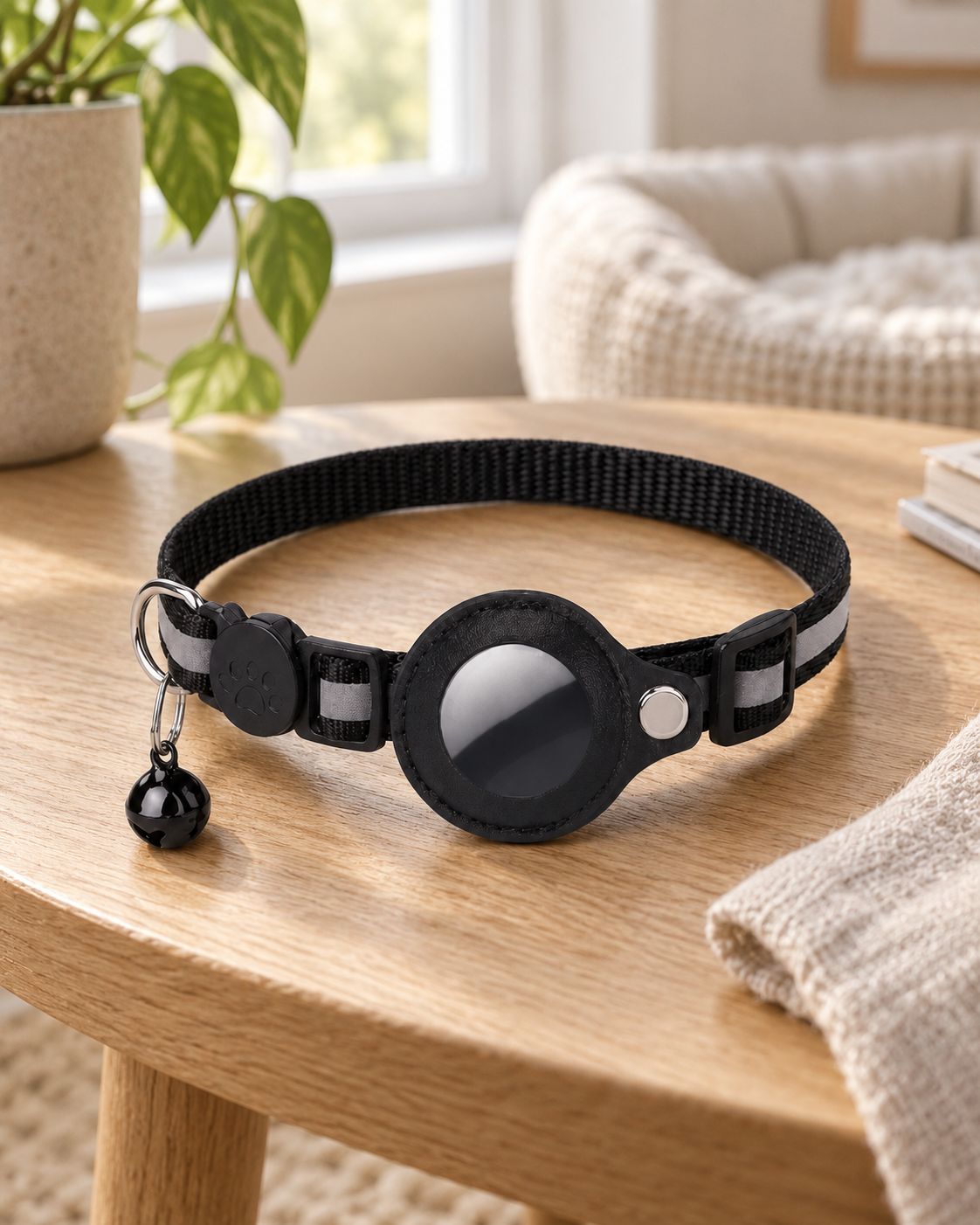 Bluetooth Cat Tracker Tuscania — shown in a living room