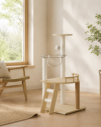 Cat Tree Gradara — shown in a living room