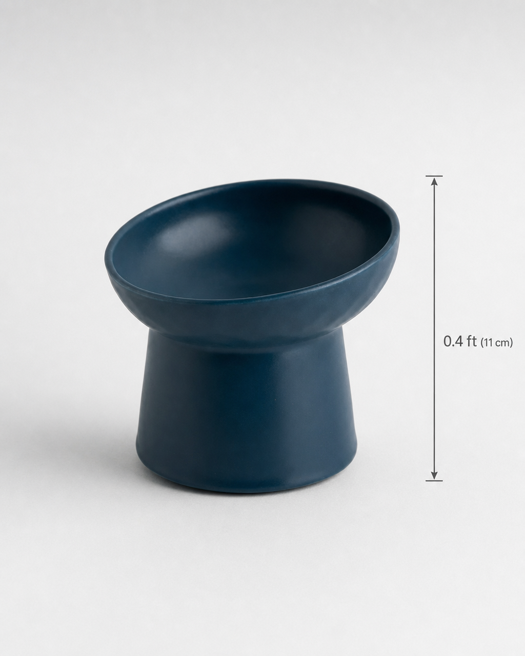 Raised Cat Bowl Trevi — with dimensions in cm